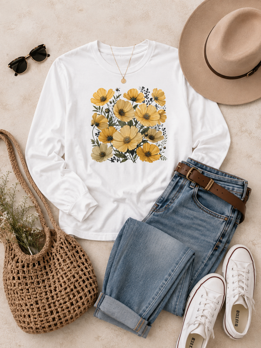 Golden Meadow Long Sleeve T-Shirt