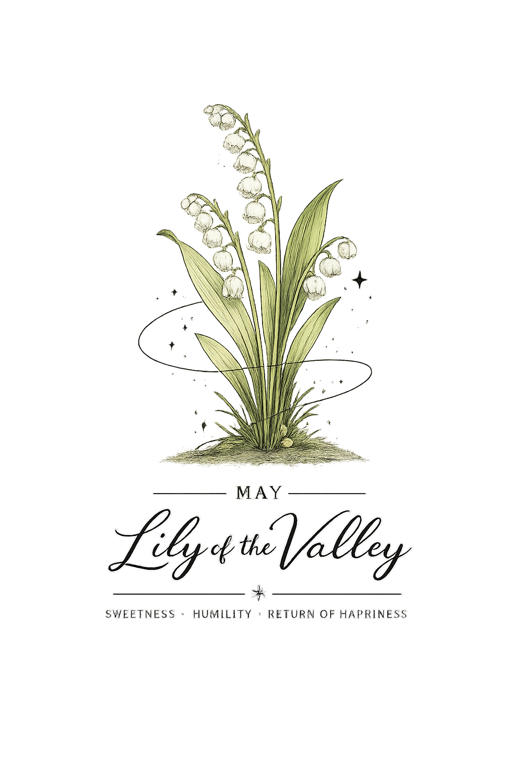 May Birth Flower Sweatshirt
