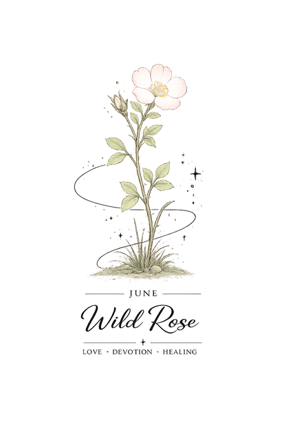 June Birth Flower Long Sleeve T-Shirt
