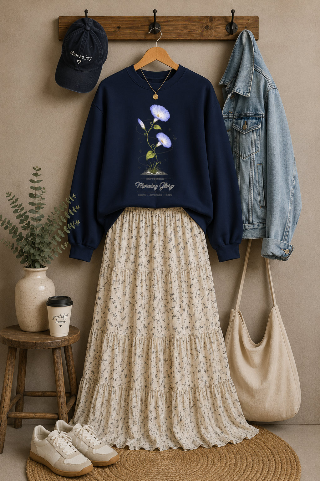 September Birth Flower Sweatshirt