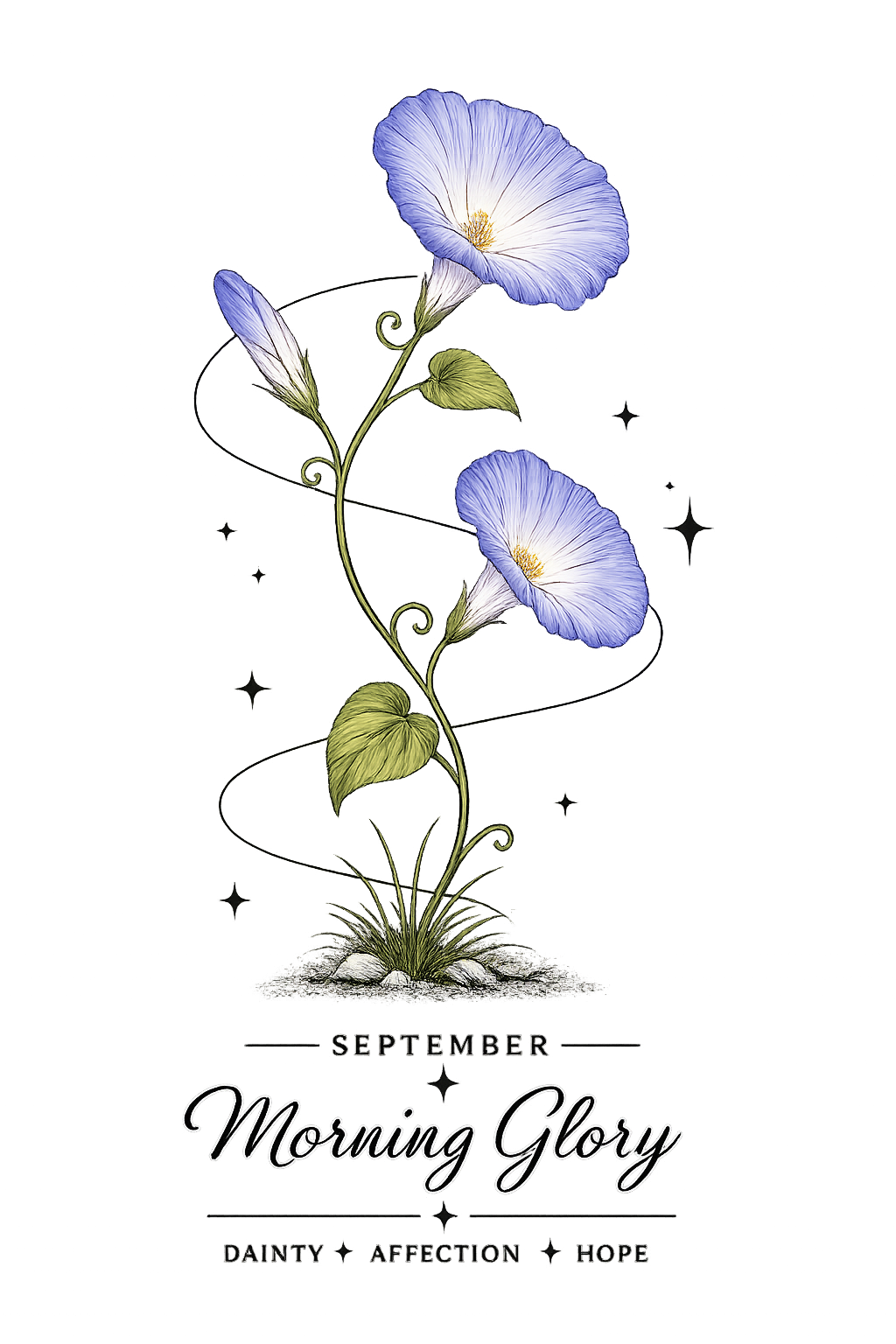 September Birth Flower Sweatshirt