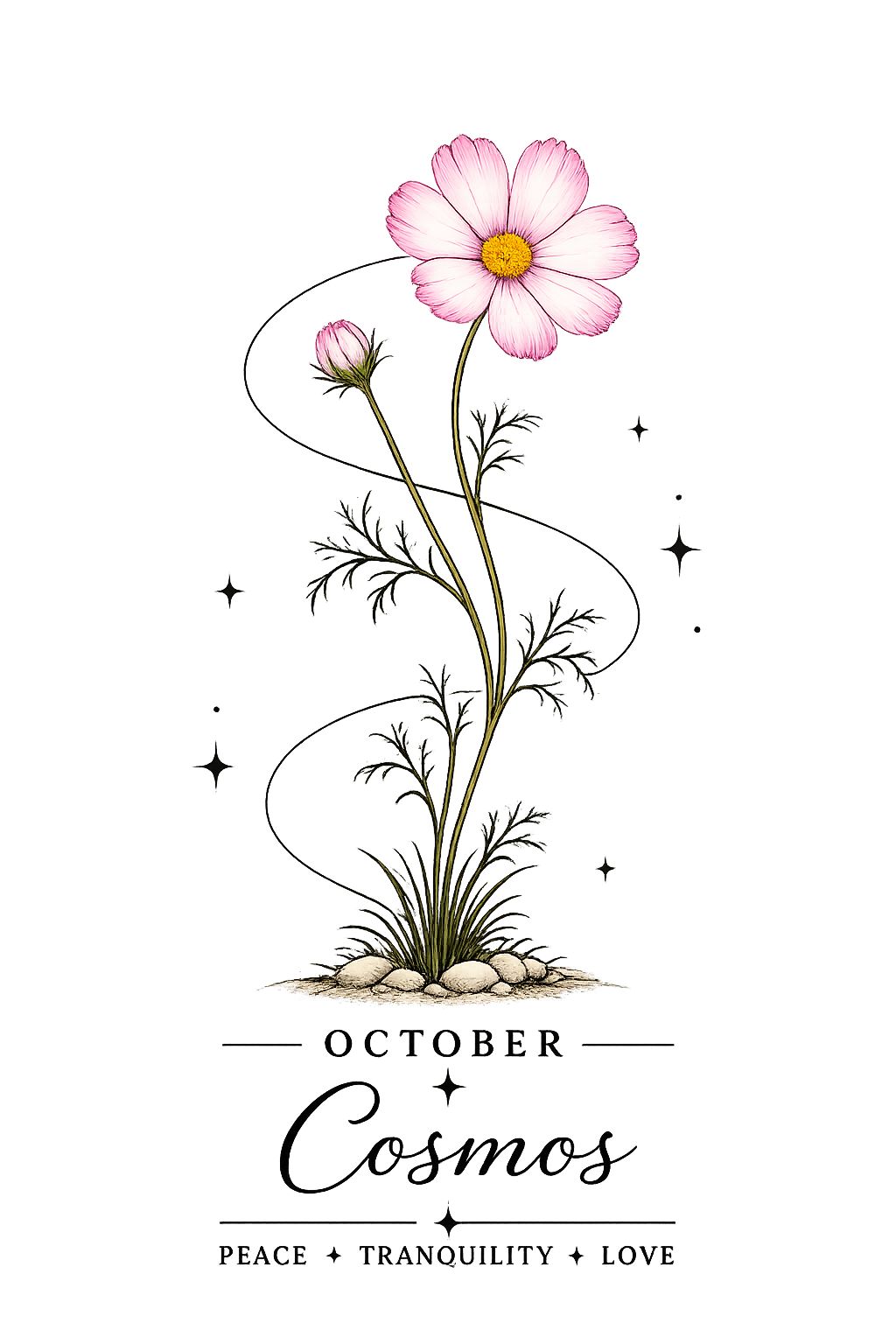October Birth Flower Sweatshirt