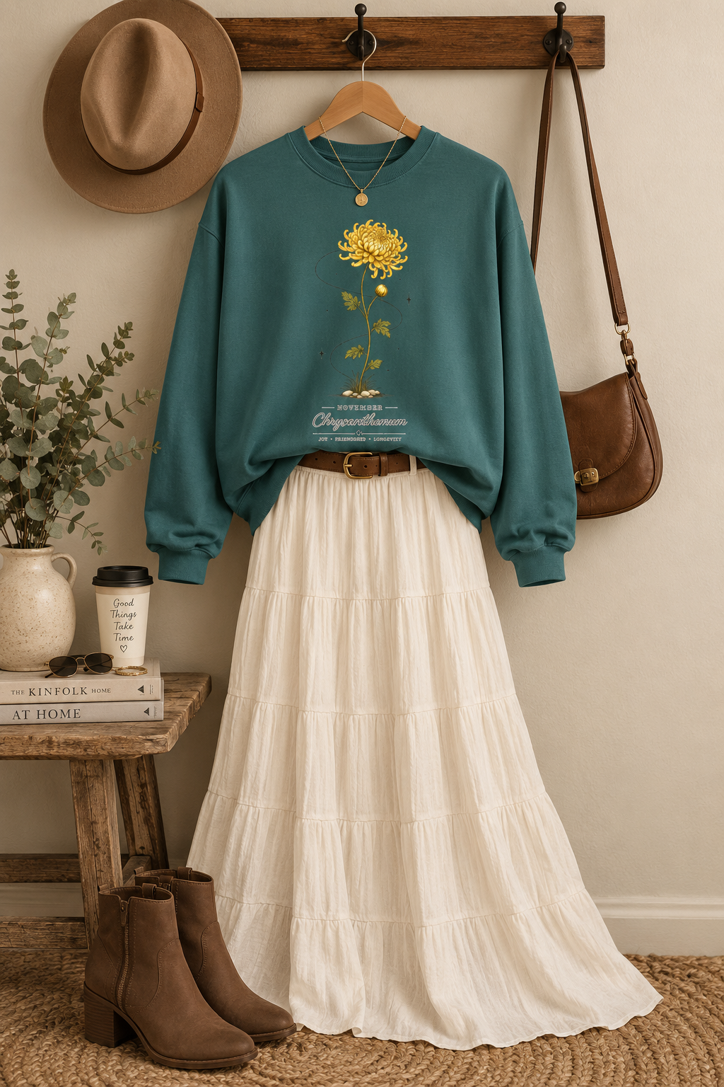 November Birth Flower Sweatshirt