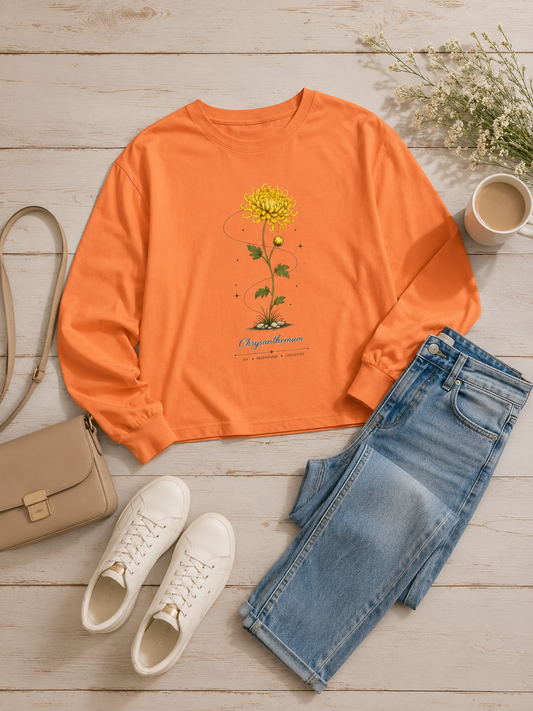 Chrysanthemum Long Sleeve T-Shirt