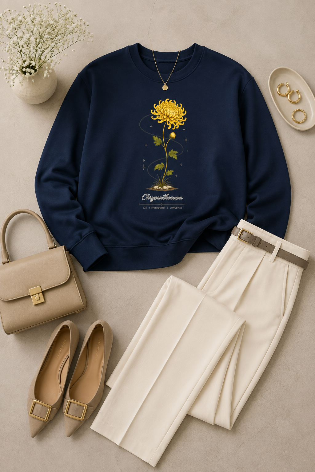 Chrysanthemum Sweatshirt