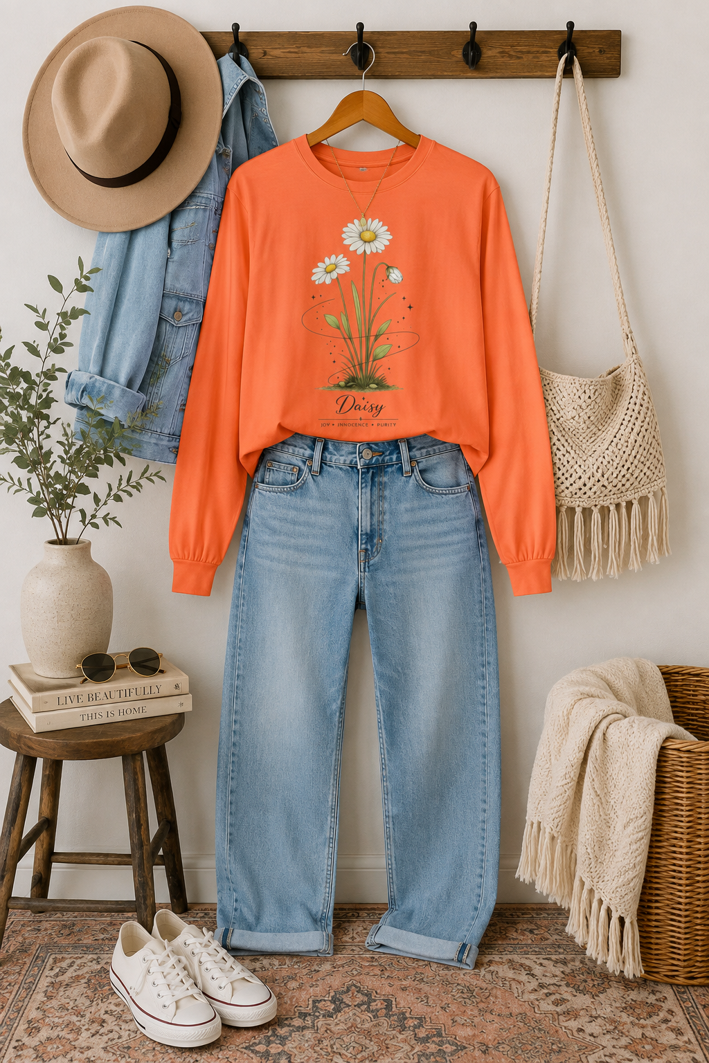 Daisy Long Sleeve T-Shirt