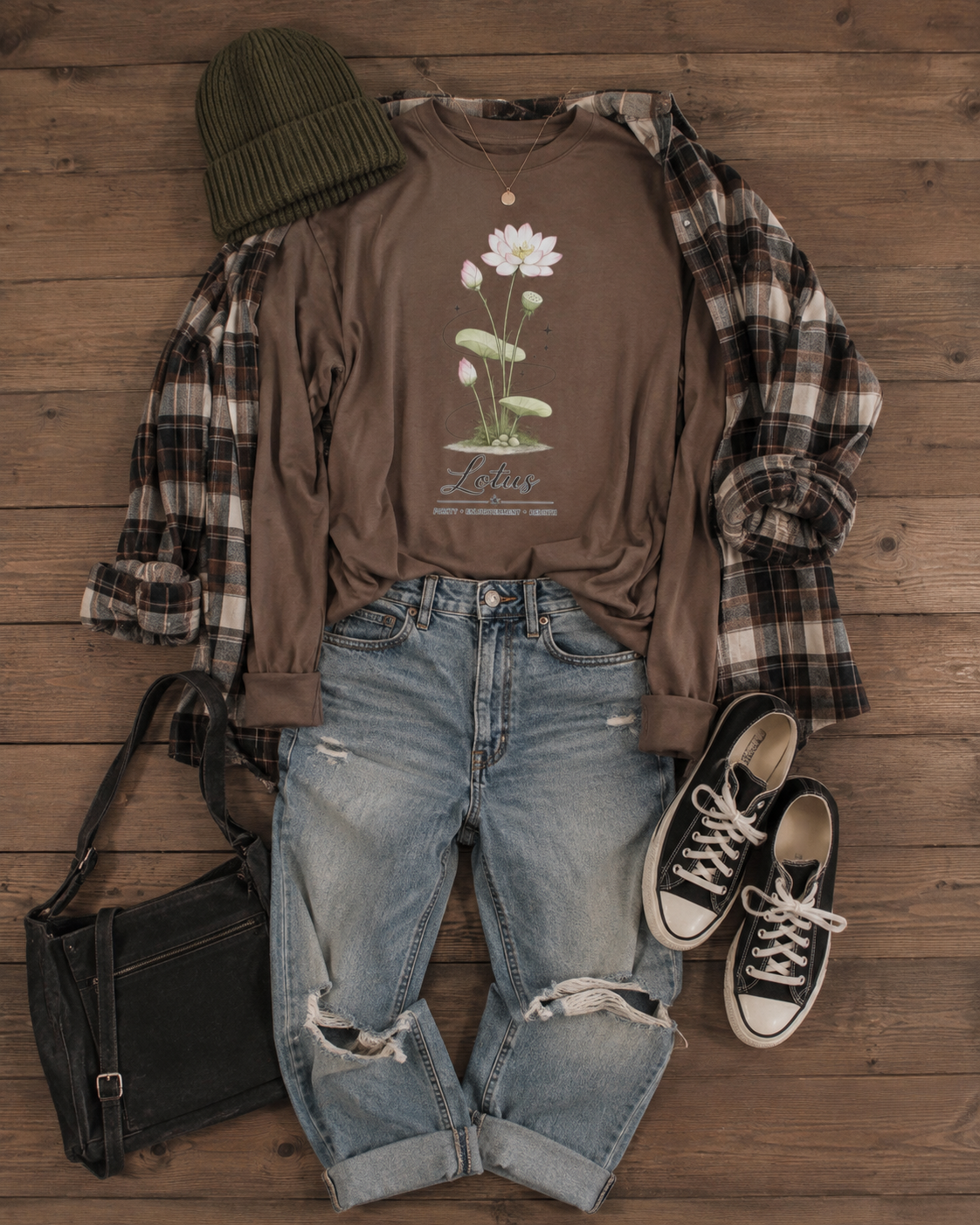 Lotus Long Sleeve T-Shirt