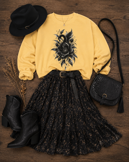 Dark Bloom Sweatshirt