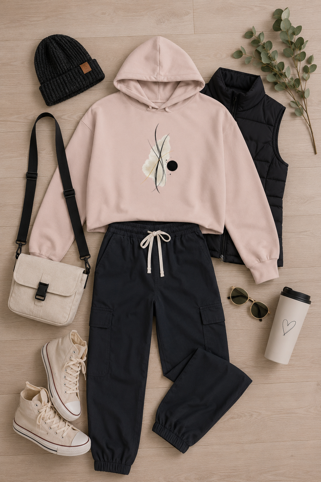 Intuition Cropped Hooded Sweatshirt