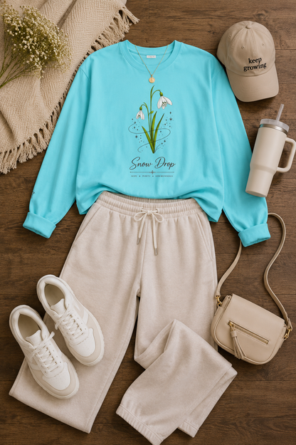 Snow Drop Long Sleeve T-Shirt