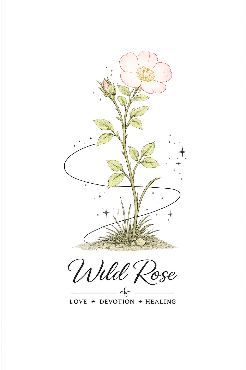 Wild Rose Long Sleeve T-Shirt