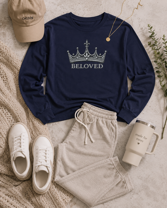 Beloved Crown Long Sleeve T-Shirt