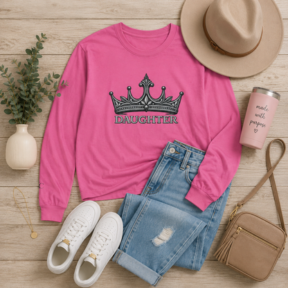 Daughter Crown Long Sleeve T-Shirt