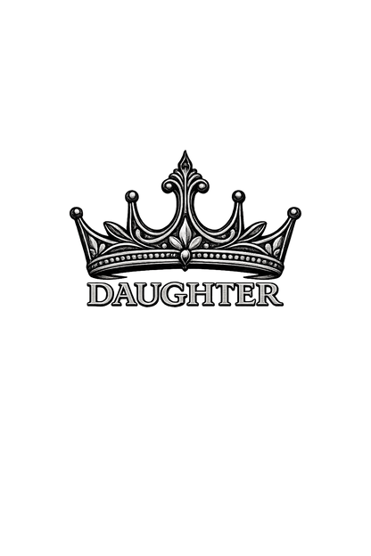 Daughter Crown Cropped Hooded Sweatshirt