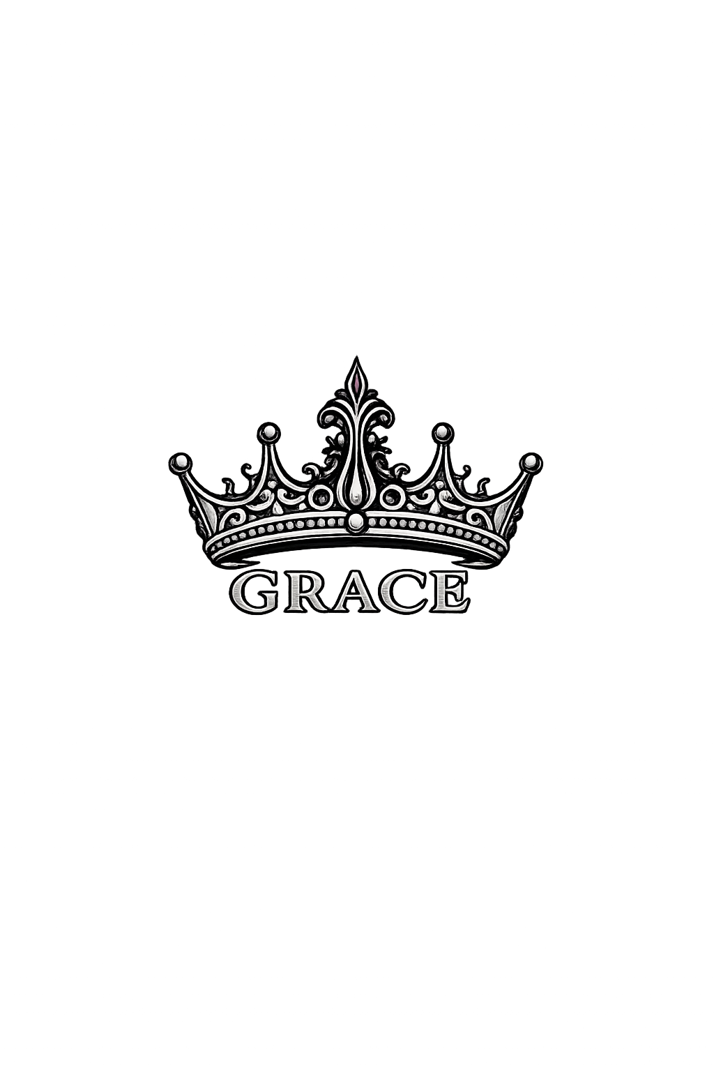 Grace Crown Cropped Hooded Sweatshirt