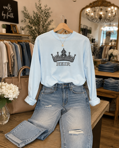 Heir Crown Long Sleeve T-Shirt