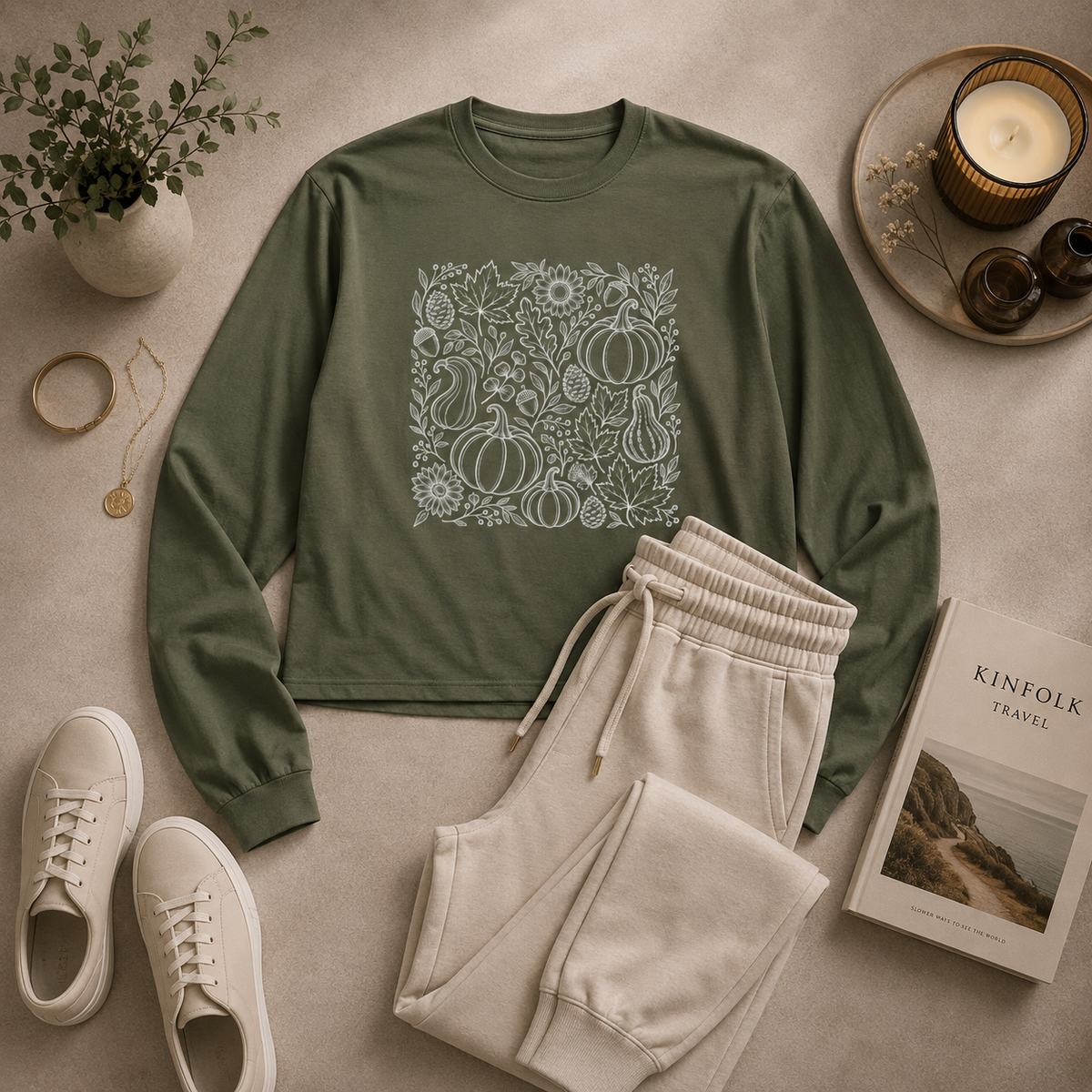 Autumn Whimsy Long Sleeve T-Shirt