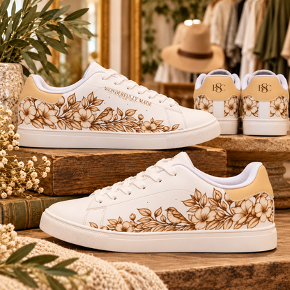 Wonderfully Made Women's Low-Top Leather Sneakers