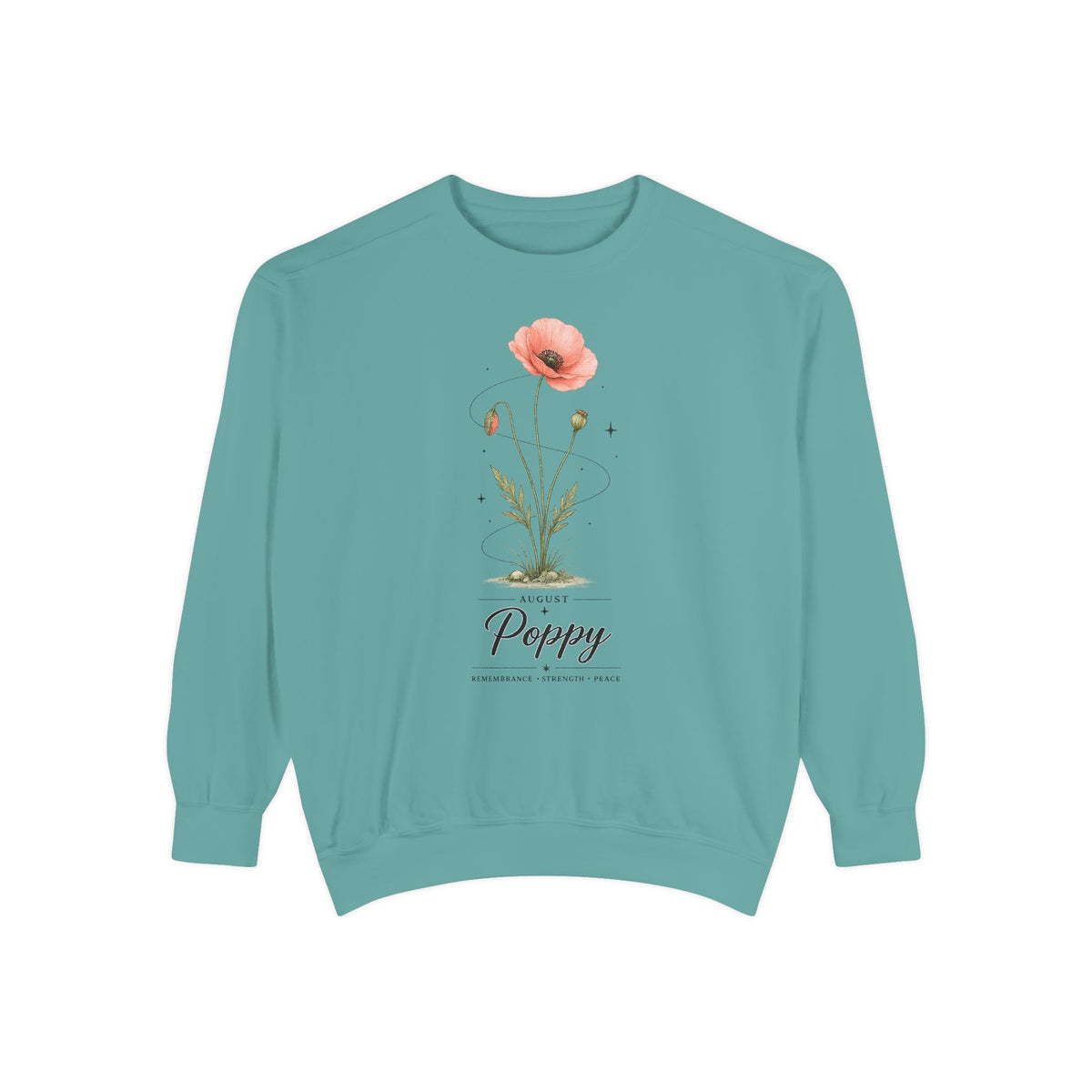 August Birth Flower Sweatshirt