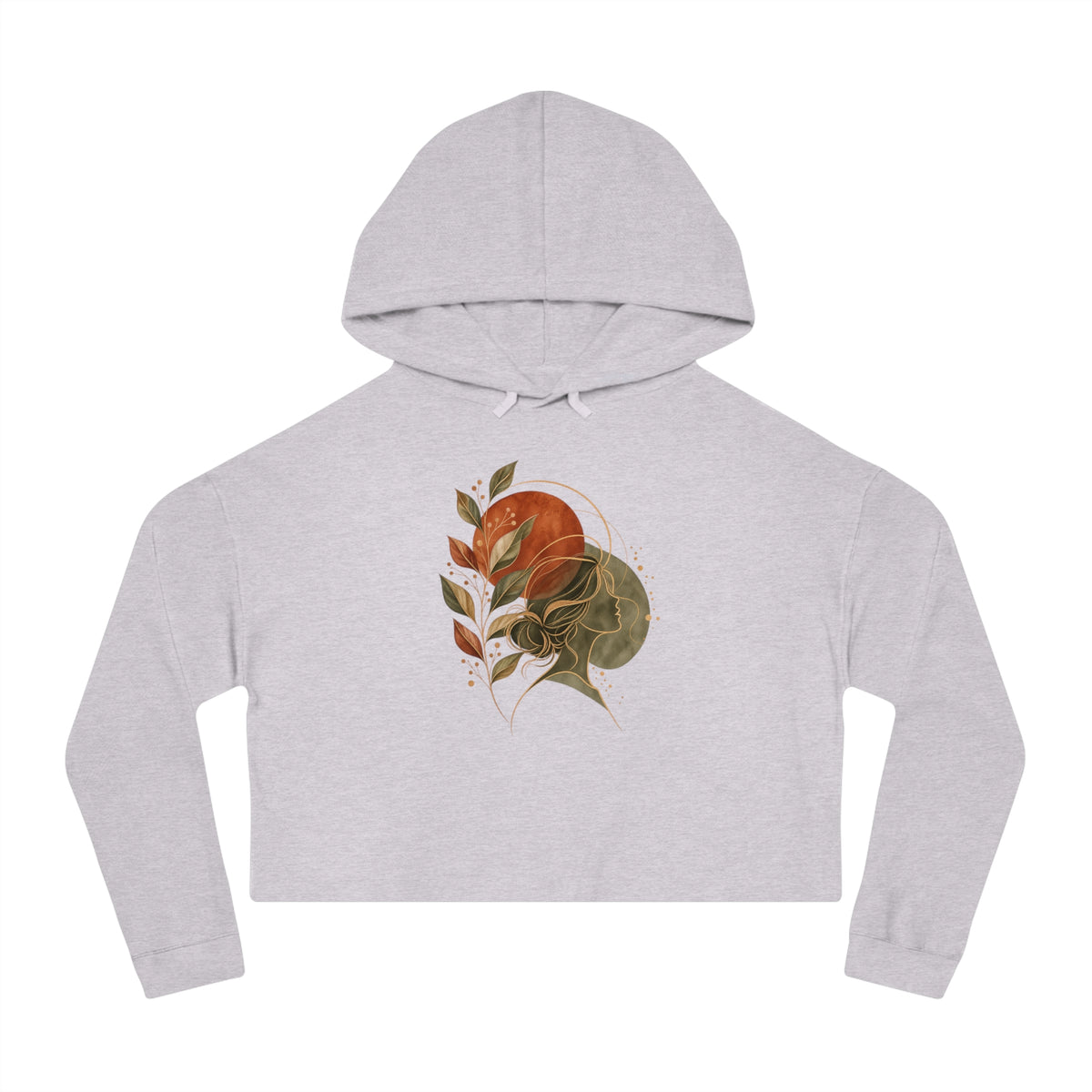 In Her Element Cropped Hooded Sweatshirt