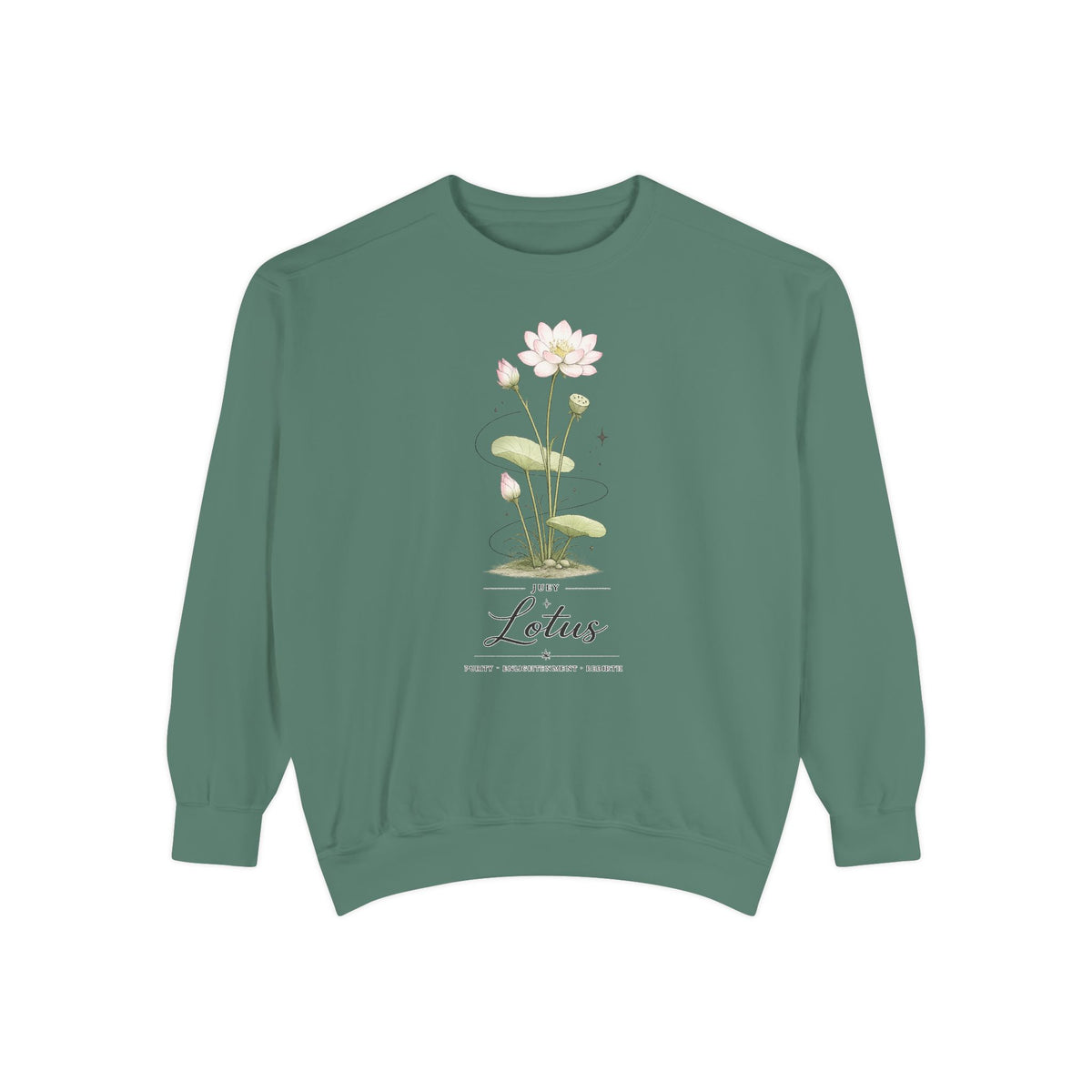 July Birth Flower Sweatshirt