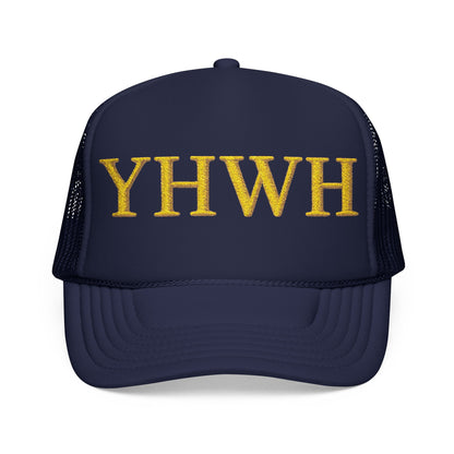 YHWH Embroidered Foam Trucker Hat