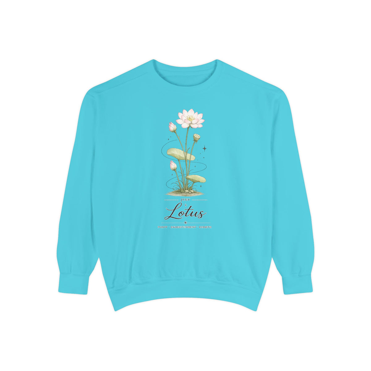 July Birth Flower Sweatshirt