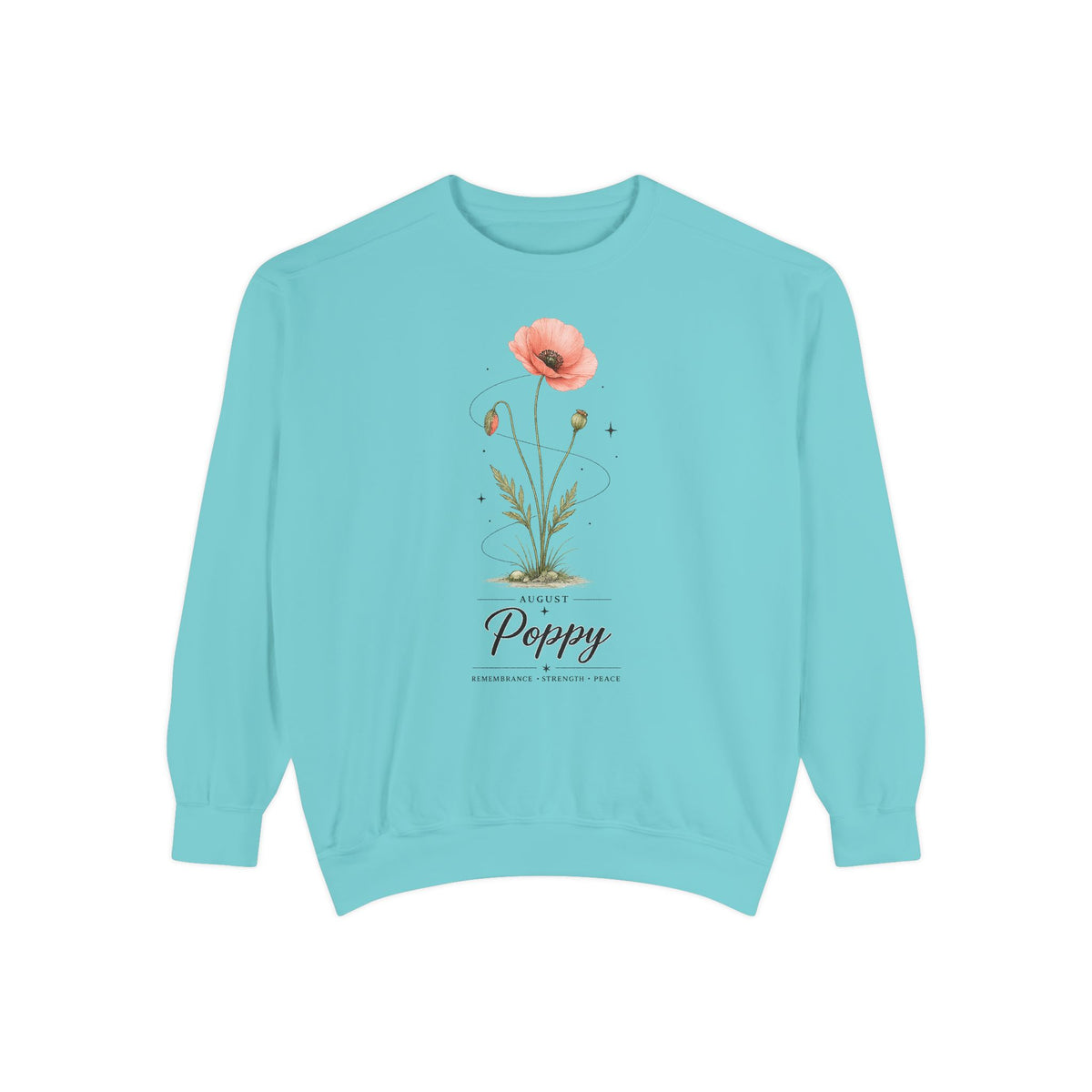 August Birth Flower Sweatshirt