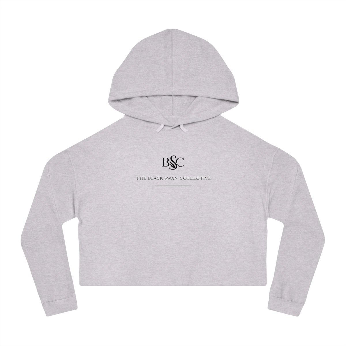 Signature Logo Cropped Hooded Sweatshirt