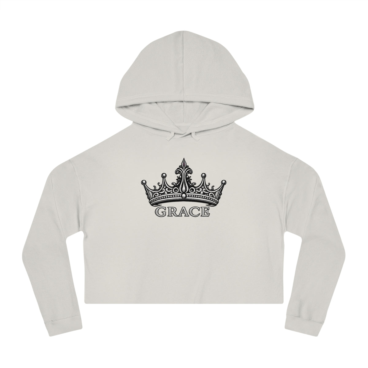 Grace Crown Cropped Hooded Sweatshirt