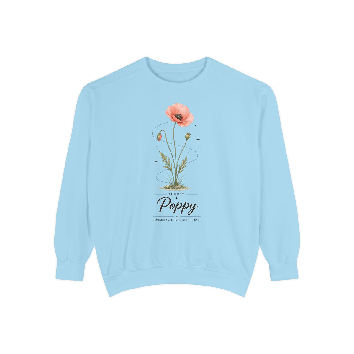 August Birth Flower Sweatshirt