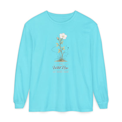 June Birth Flower Long Sleeve T-Shirt