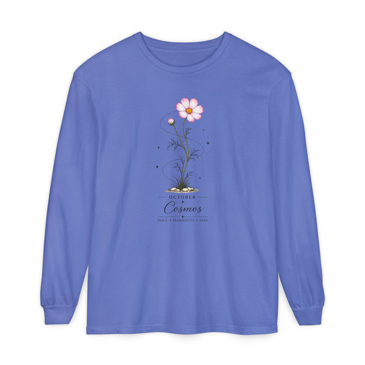 October Birth Flower Long Sleeve T-Shirt