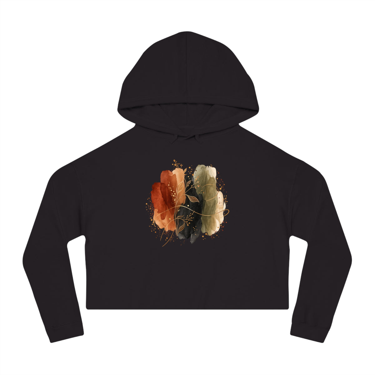 Art of Becoming Cropped Hooded Sweatshirt