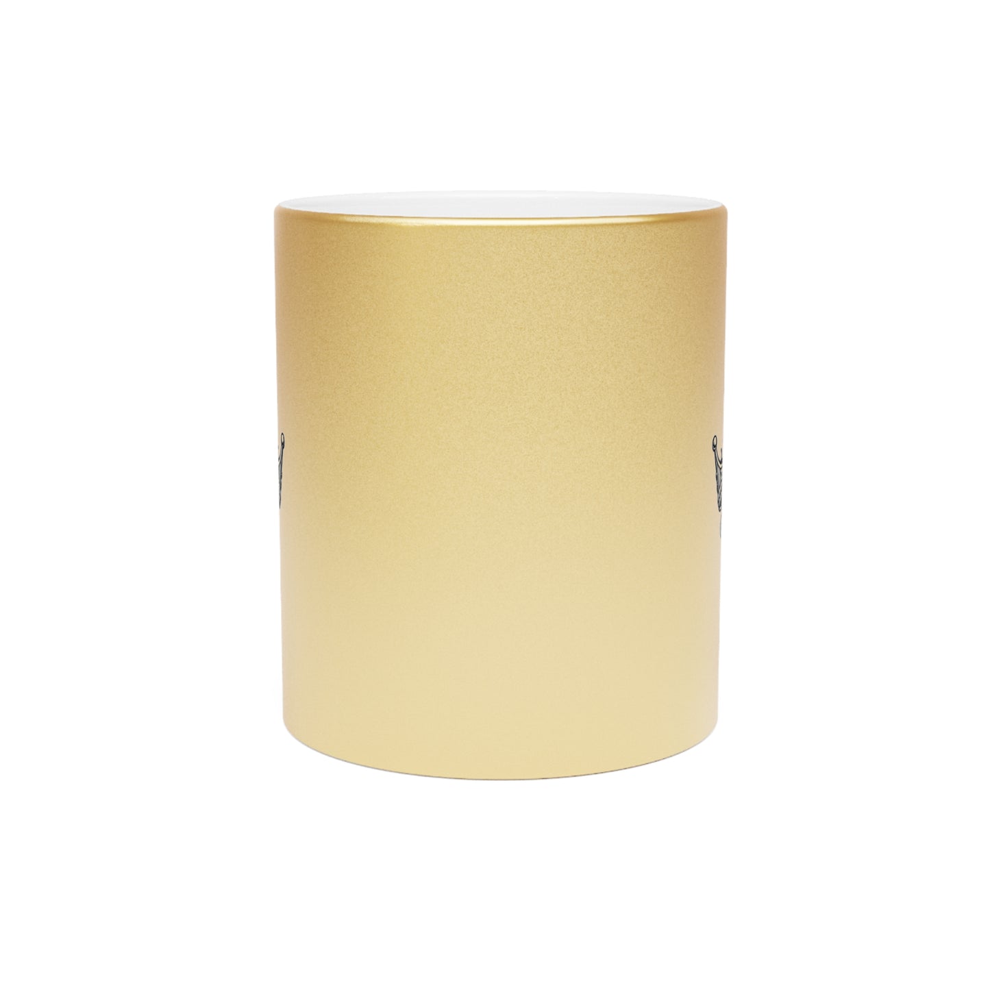 Grace Crown Metallic Mug (Silver\Gold)