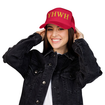 YHWH Embroidered Foam Trucker Hat