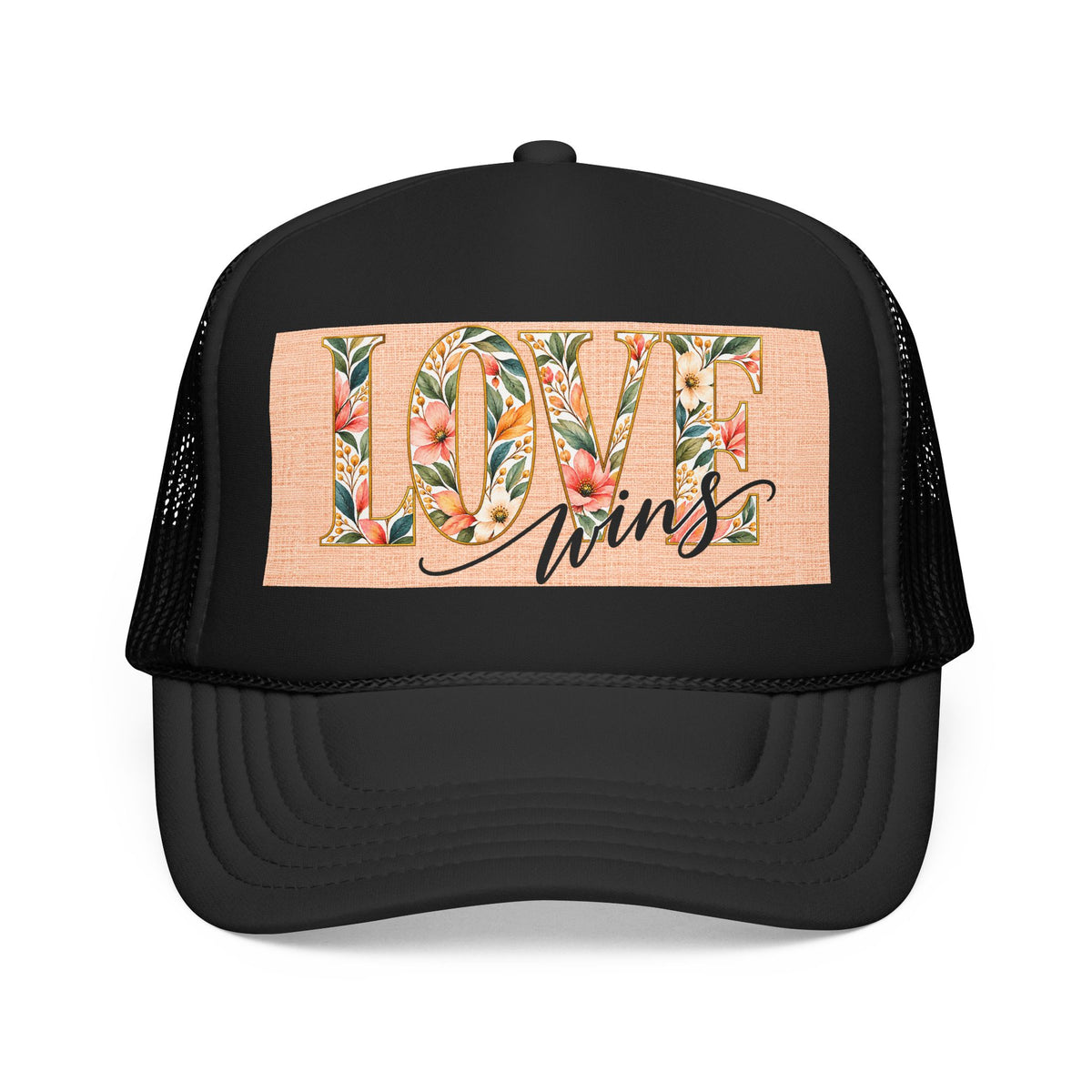 Love Wins Foam Trucker Hat