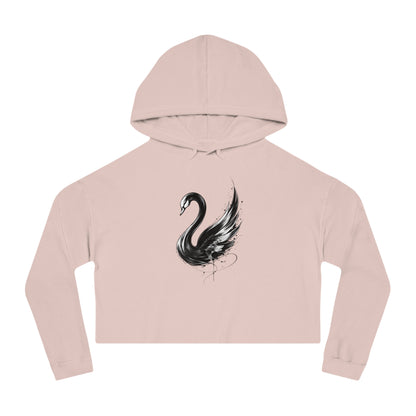 Unfold Cropped Hooded Sweatshirt