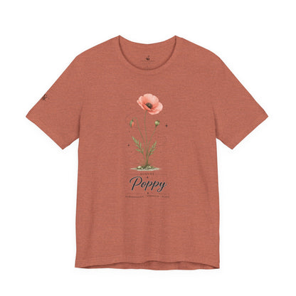 August Birth Flower T-Shirt