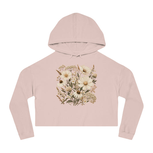 Quiet Grace Cropped Hooded Sweatshirt