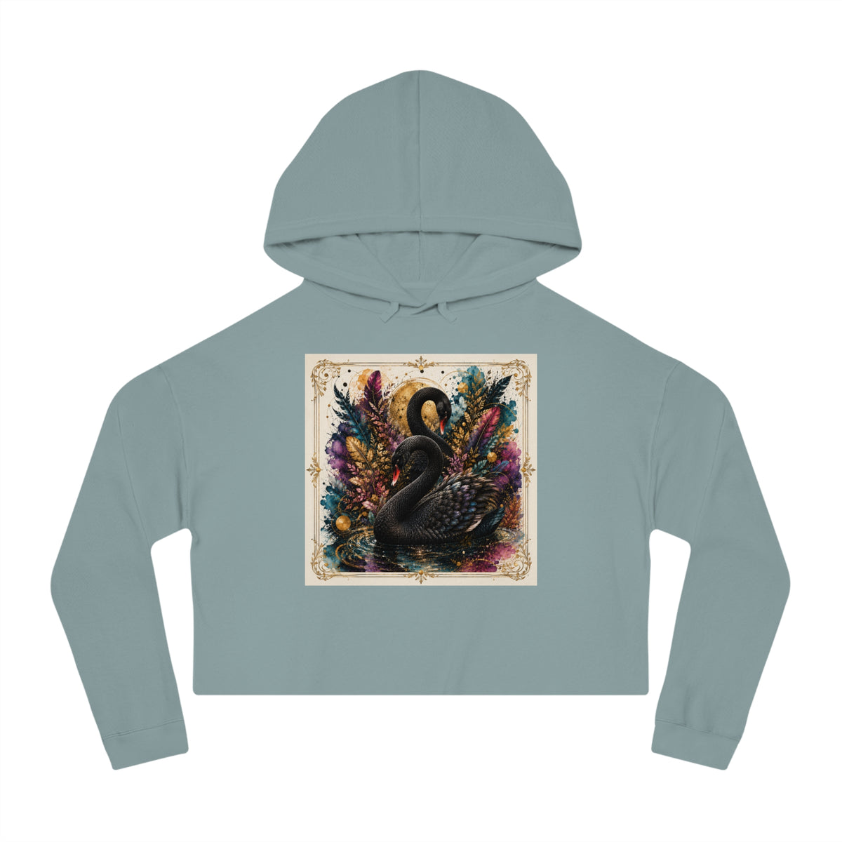 Velvet Flight Cropped Hooded Sweatshirt