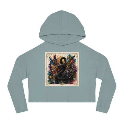 Velvet Flight Cropped Hooded Sweatshirt