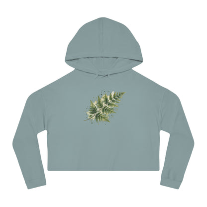 Whispering Fern Cropped Hooded Sweatshirt