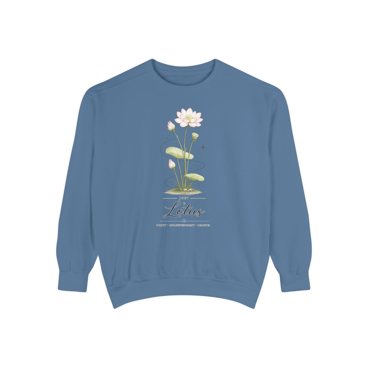July Birth Flower Sweatshirt