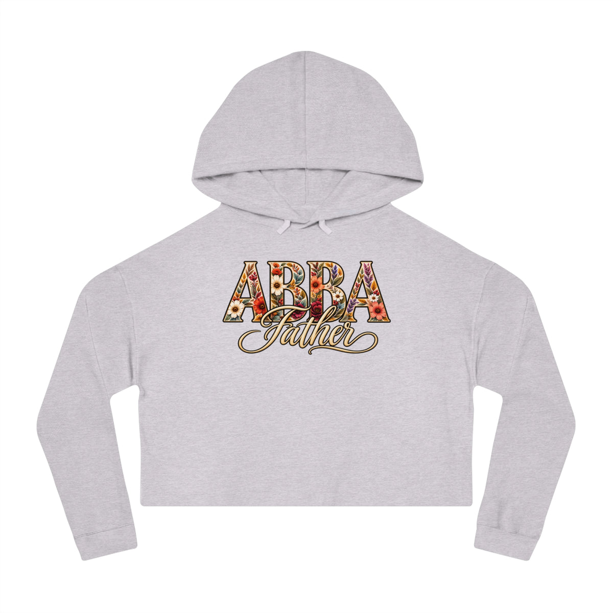 Abba Father Cropped Hooded Sweatshirt