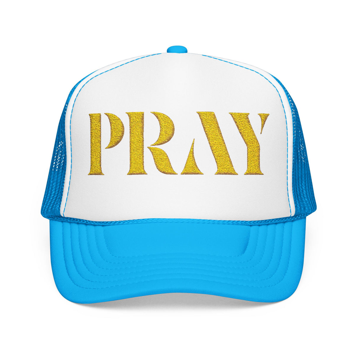 Pray Embroidered Foam Trucker Hat