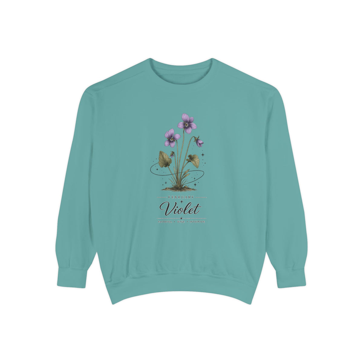 February Birth Flower Sweatshirt