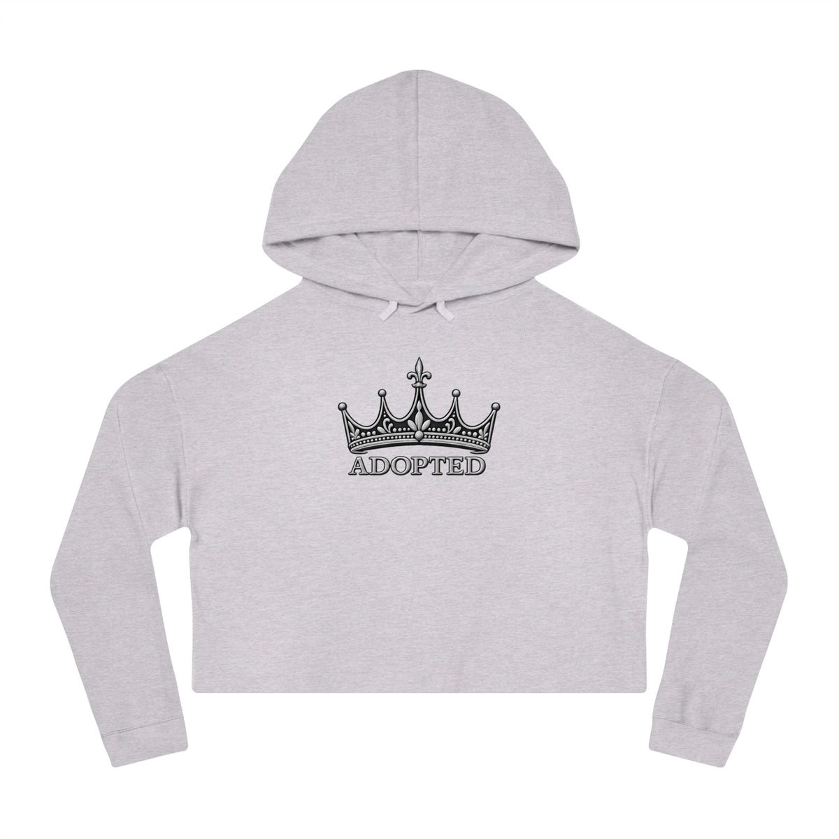 Adopted Crown Cropped Hooded Sweatshirt