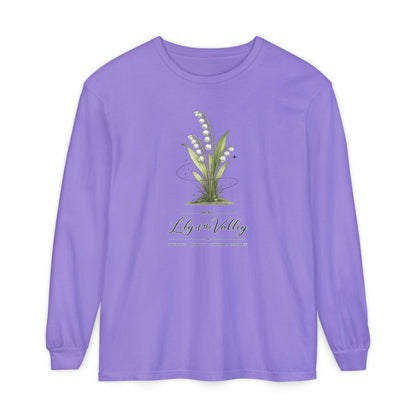 May Birth Flower Long Sleeve T-Shirt