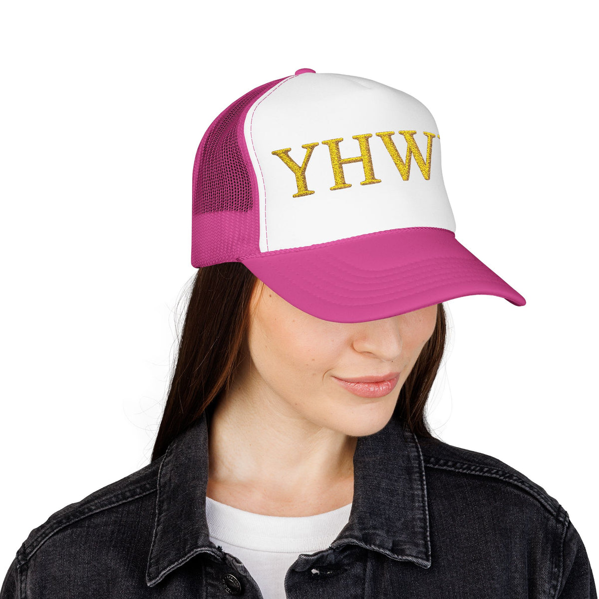 YHWH Embroidered Foam Trucker Hat